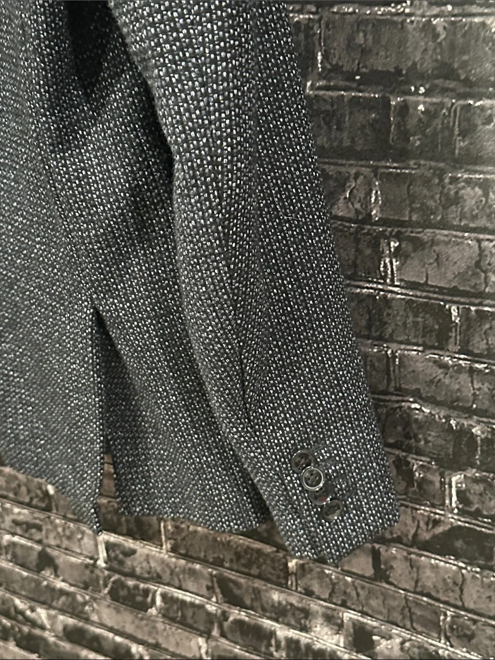 Scotch & Soda Navy Textured Sport Coat